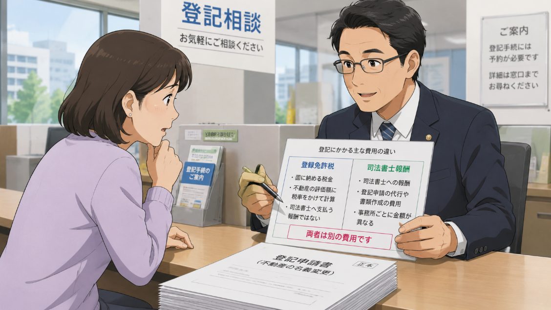 登録免許税や司法書士費用の概要