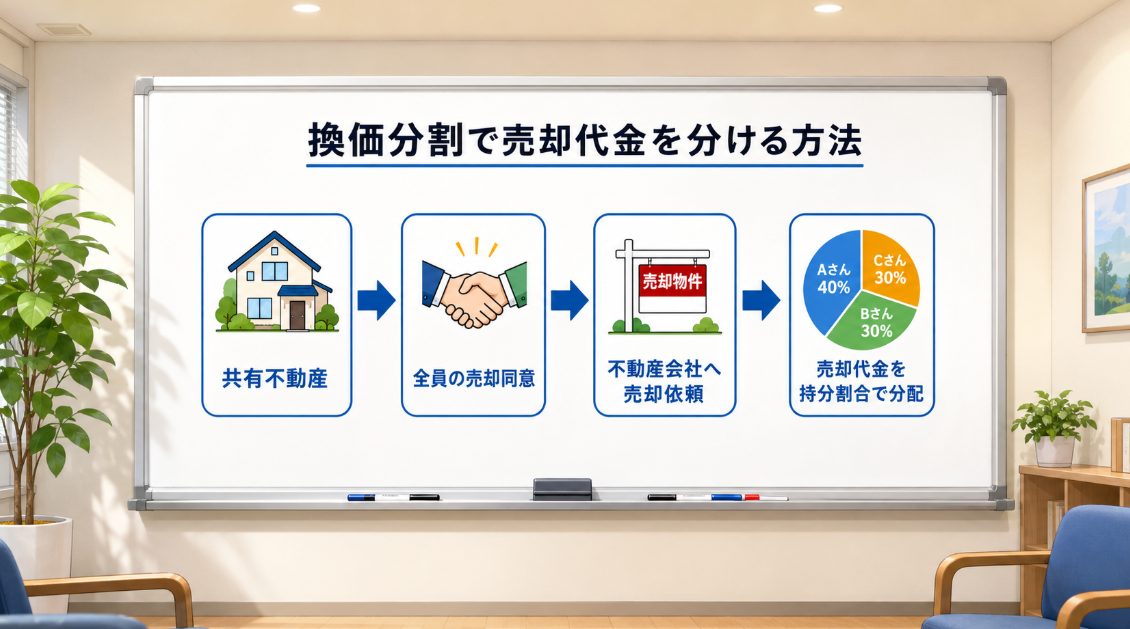 換価分割で売却代金を分ける方法