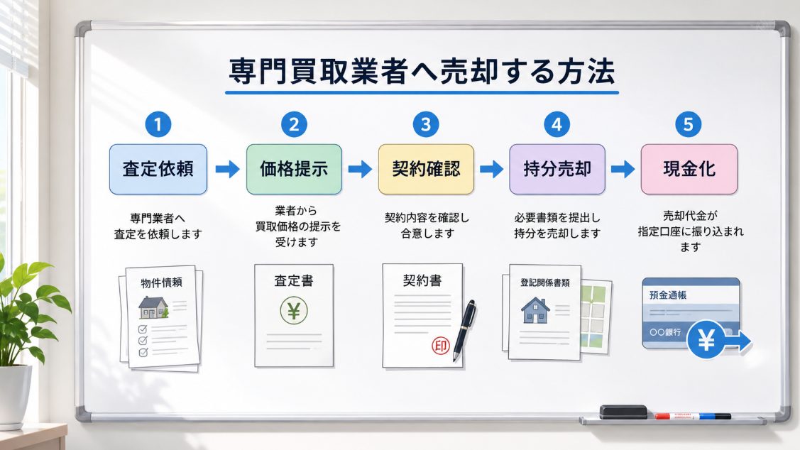 専門買取業者へ売却する方法