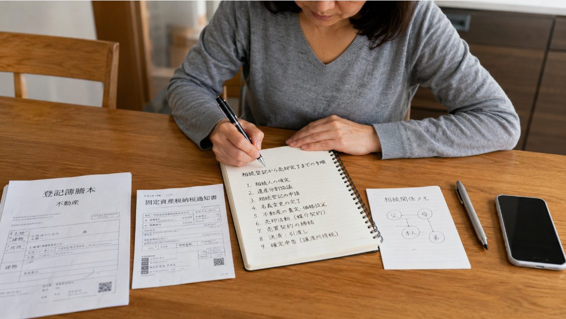 空き家の名義と相続登記を確認する