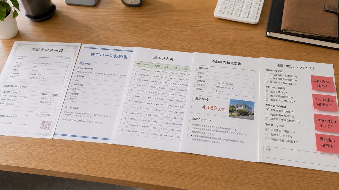 財産分与や名義など概要の確認