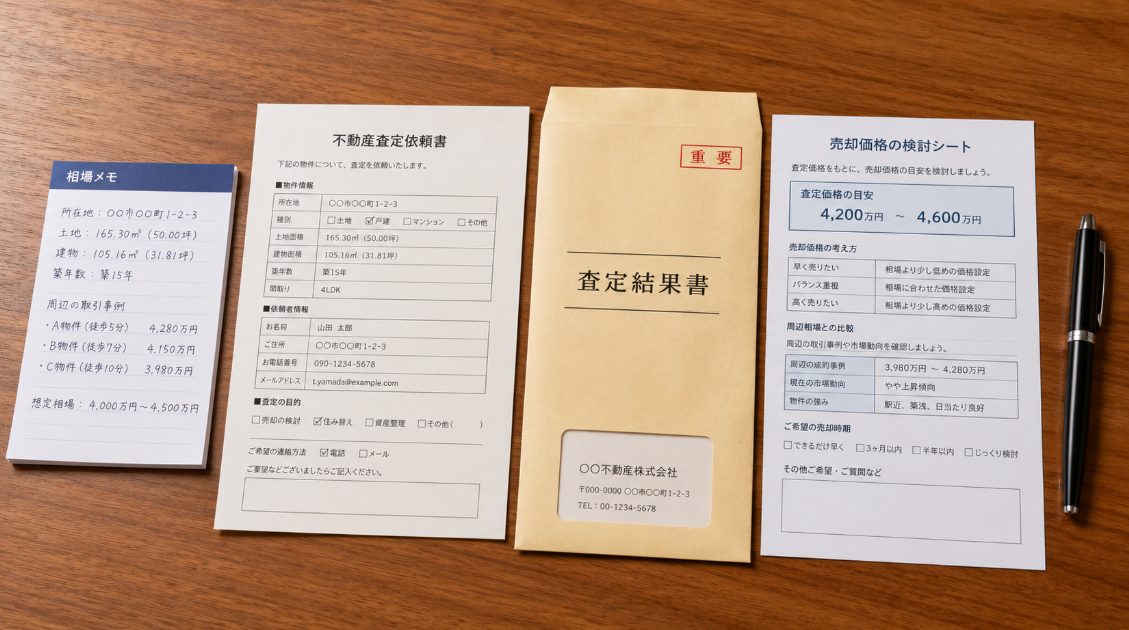 不動産査定の流れと事前準備