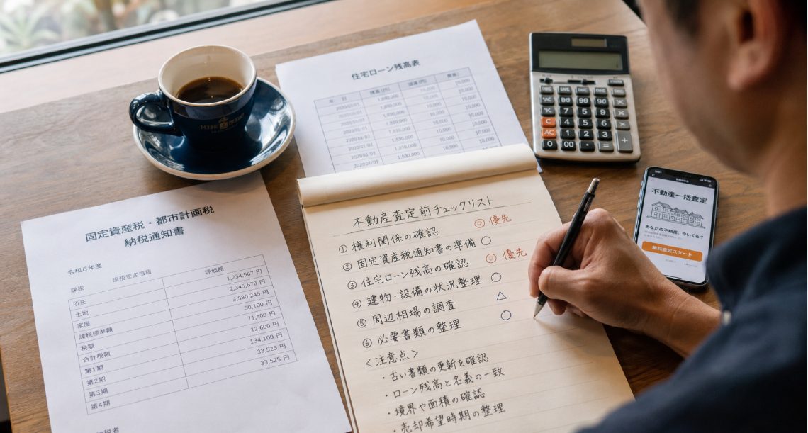 不動産査定必要書類のまとめ