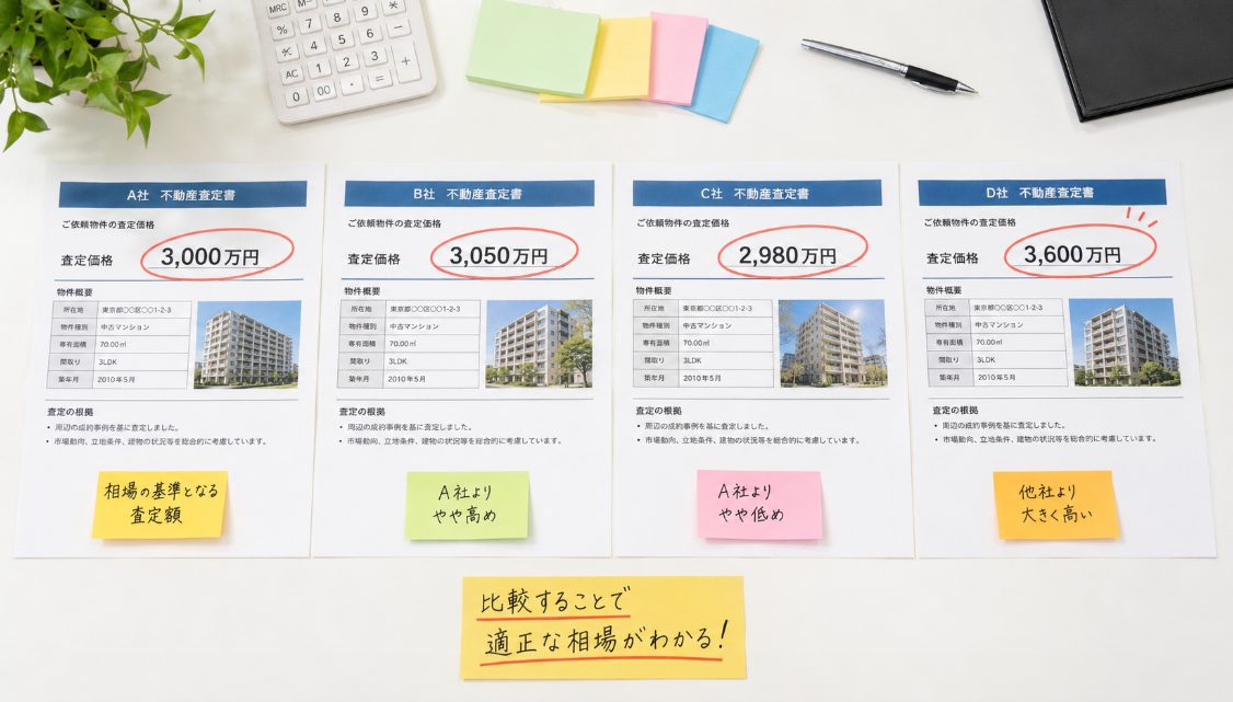 比較することで適正な相場がわかる