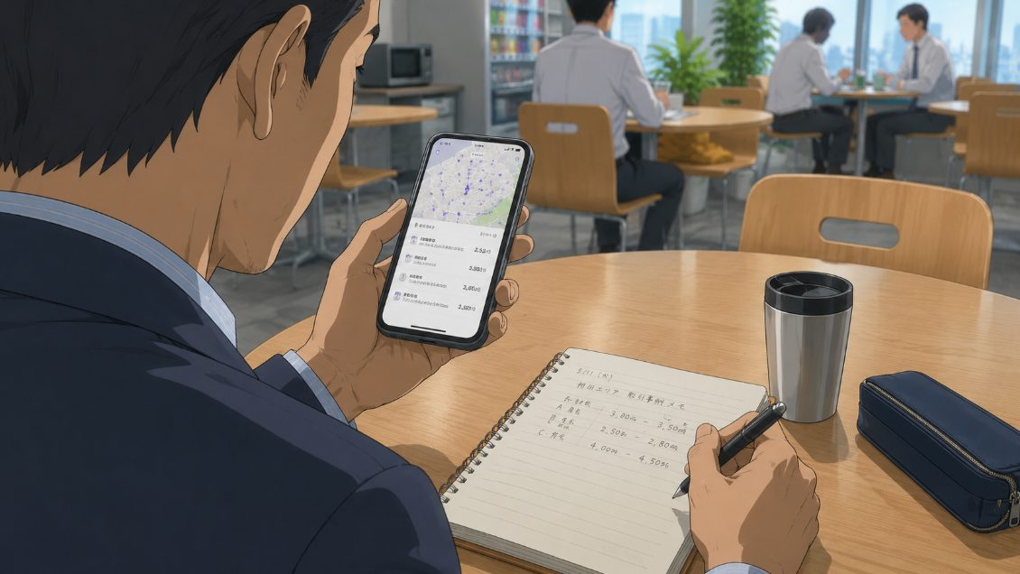 不動産情報ライブラリで取引事例を見る
