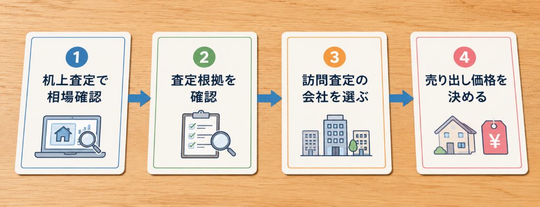 査定を受ける順番の考え方