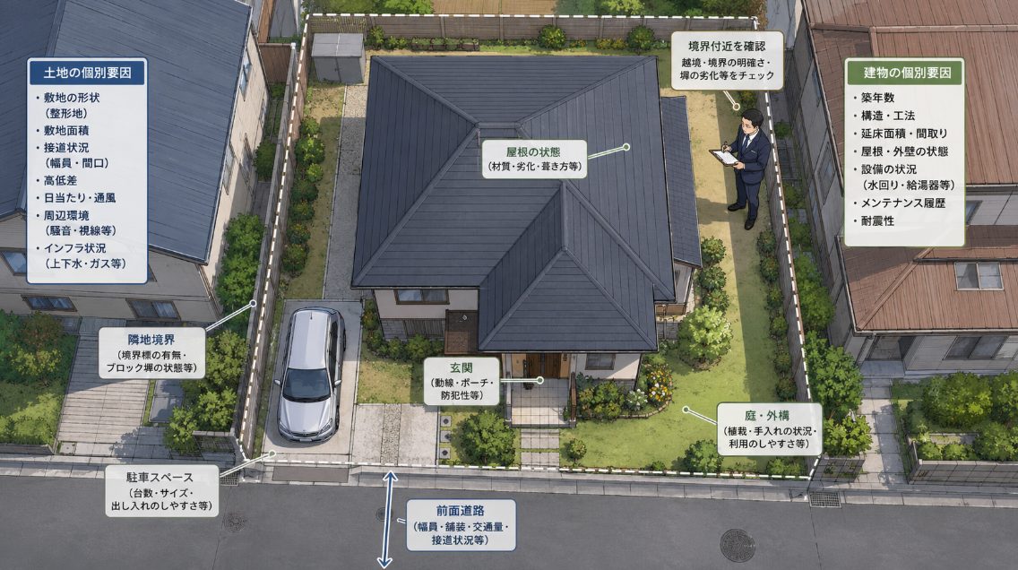 一戸建ては訪問査定の重要度が高い