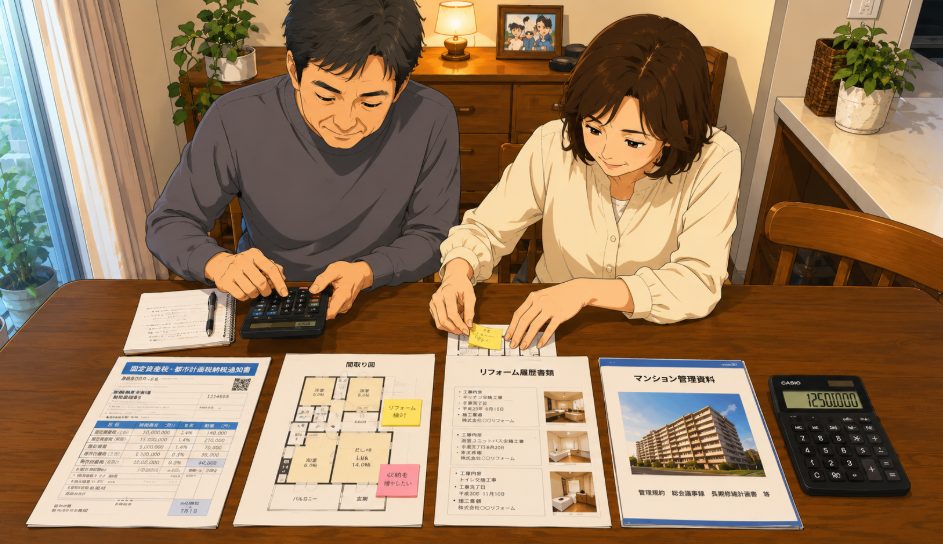 訪問査定前に最低限準備したいもの