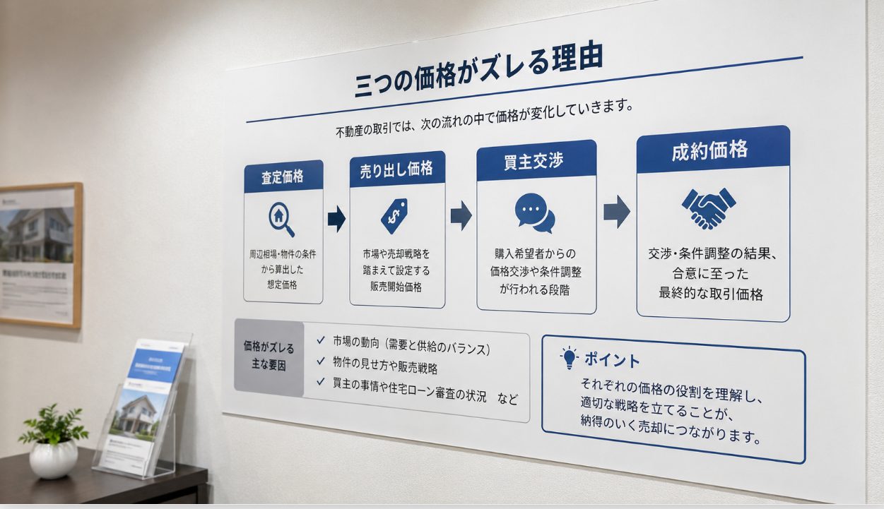 三つの価格がズレる理由