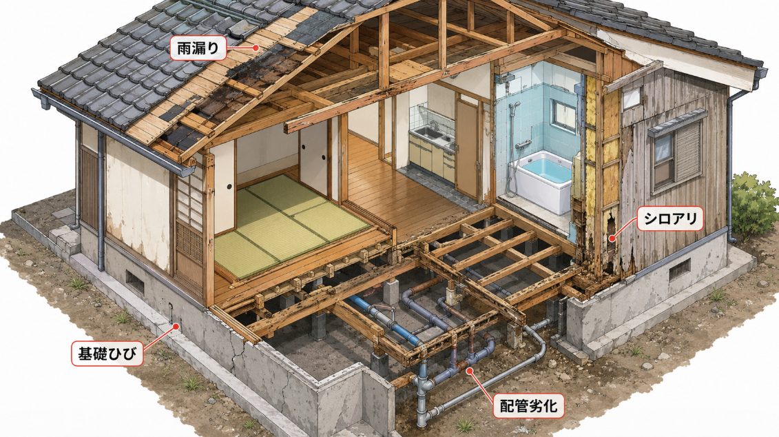 インスペクションは建物の状態を調べるもの
