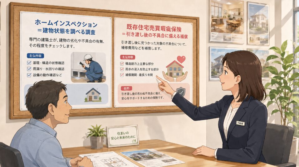 ホームインスペクションとの違い
