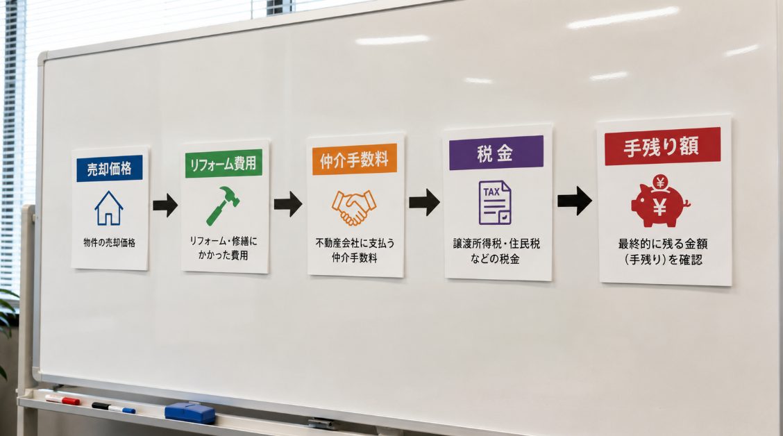 費用を回収できるかは手残りで考える