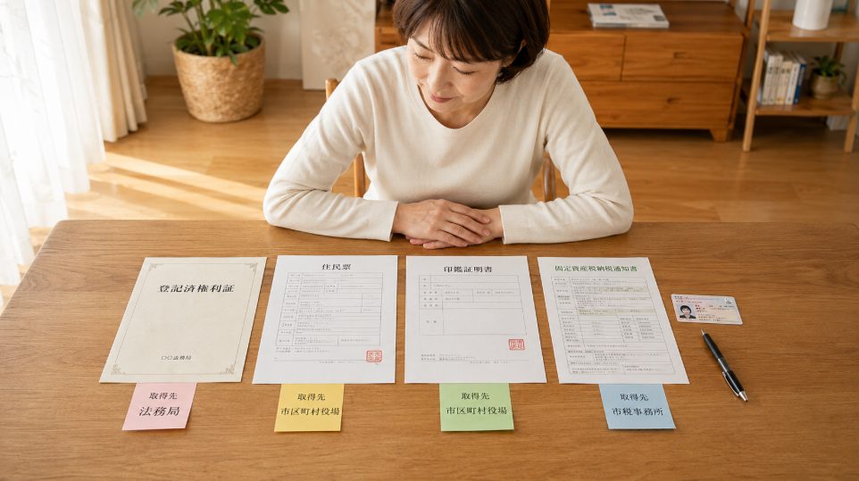 権利証や住民票など基本書類の取得先