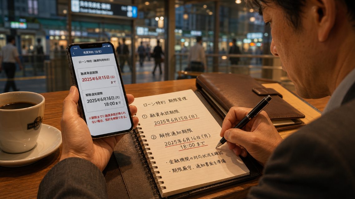 ローン特約の有無と解除条件の注意点