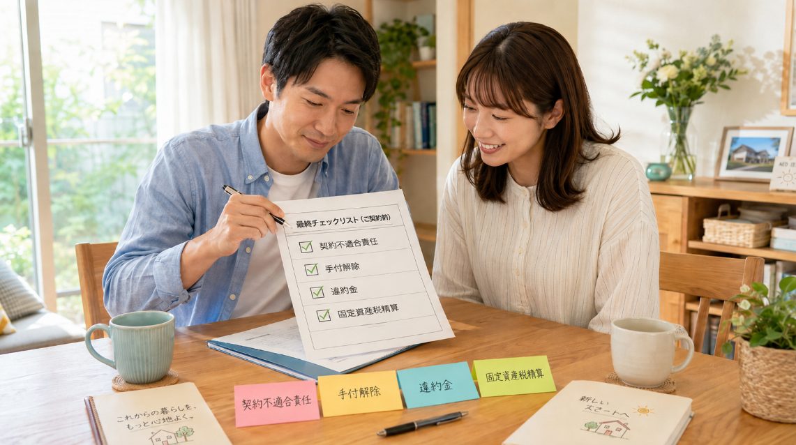サイン前に確認するべきチェックリスト