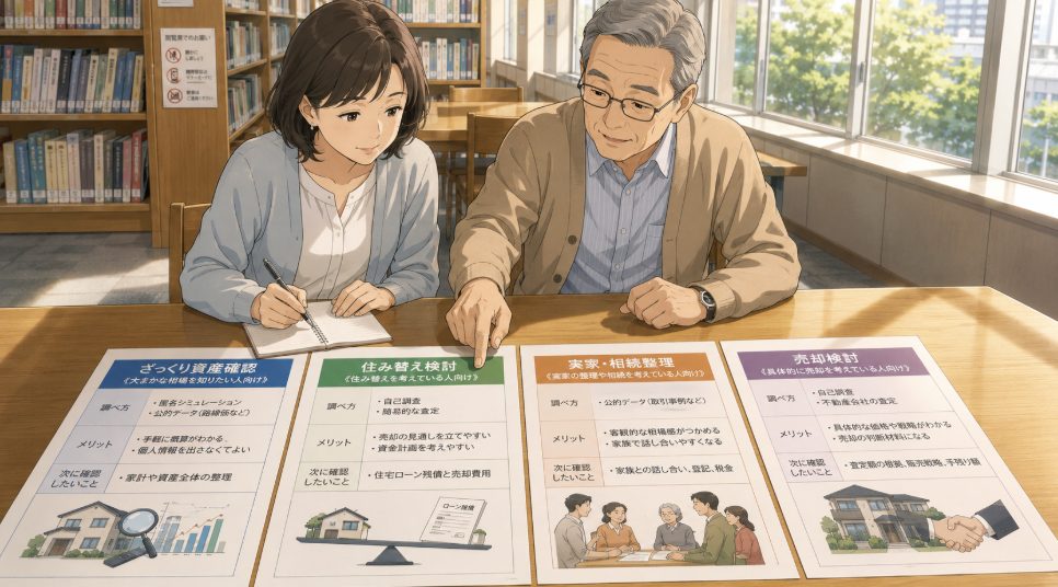 目的別の調べ方比較表