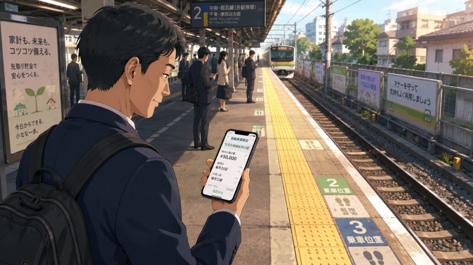 先取り貯金の自動化