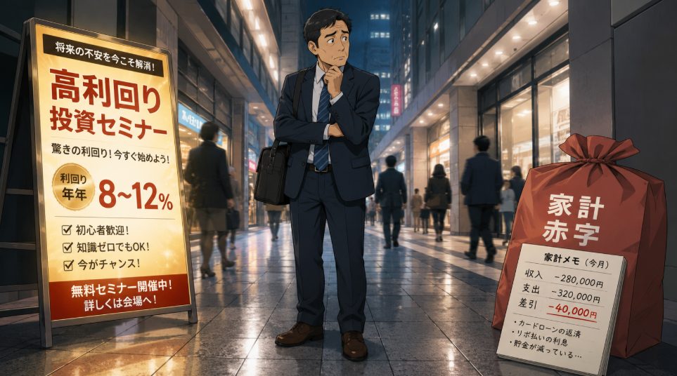 40代会社員が投資前にやってはいけないこと
