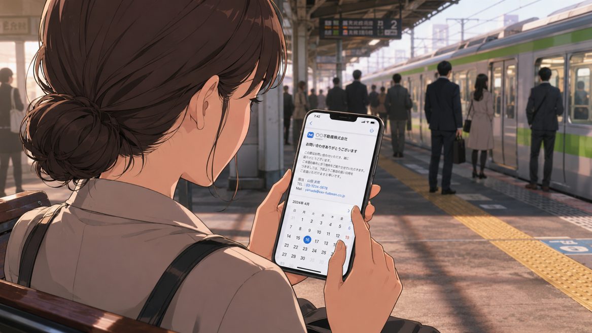 申し込み後に電話やメールで連絡が来る流れ